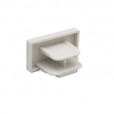 Τάπα Μονοφασικής Ράγας 2 Καλωδίων Λευκή 24-190